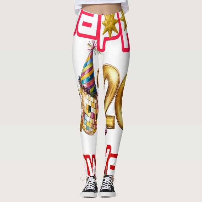 Gott nytt år  leggings (Framsida)