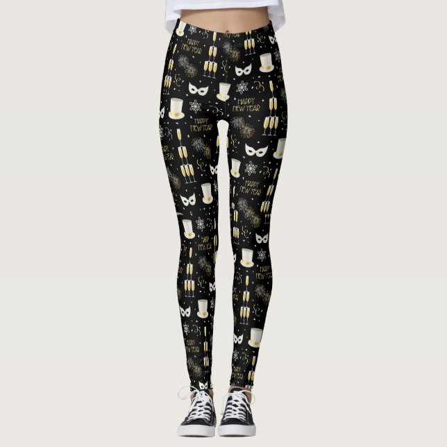 Gott nytt år Leggings (Framsida)