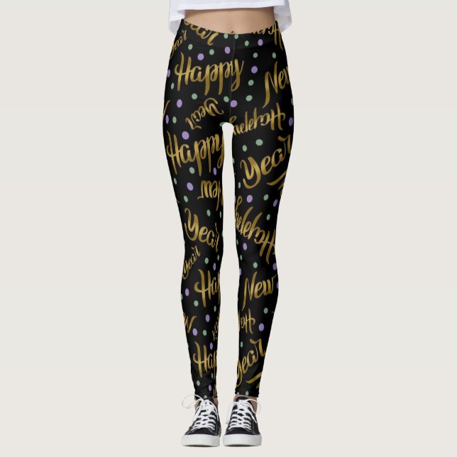 Gott nytt år Leggings (Framsida)