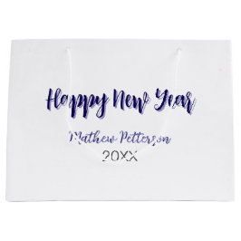 Gott nytt år lila Black add namn-år enkelt