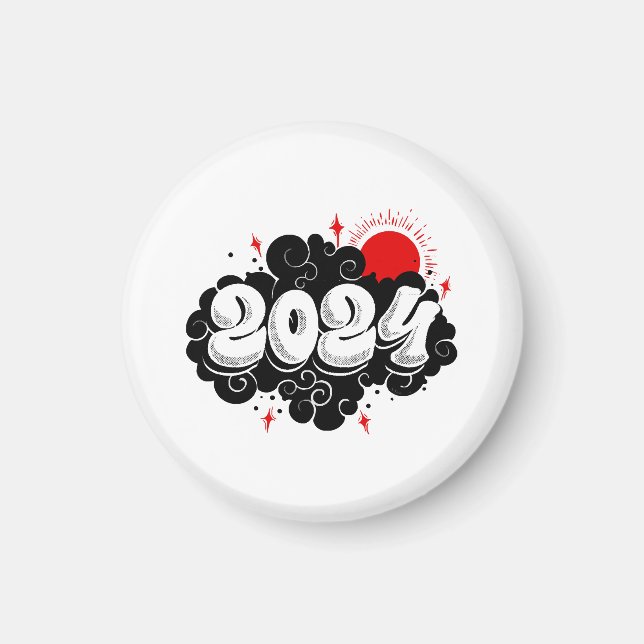 gott nytt år magnet (Framsidan)