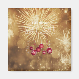 Gott nytt år magnet