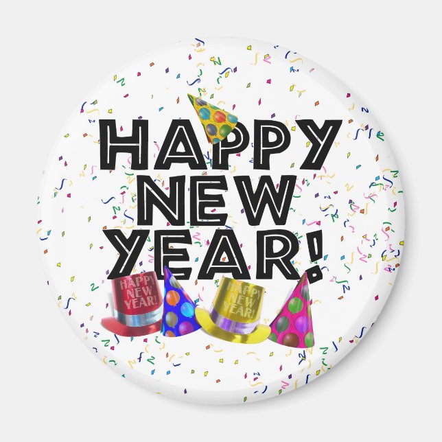 GOTT NYTT ÅR! MAGNET (Framsidan)