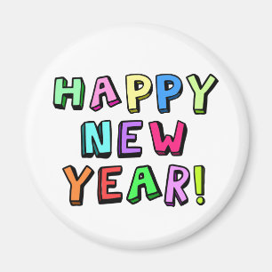 Gott nytt år magnet