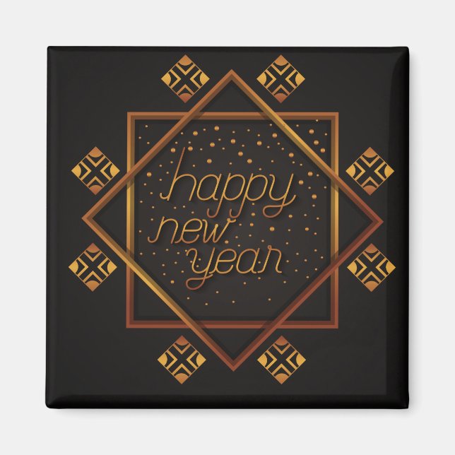 Gott nytt år magnet (Framsidan)