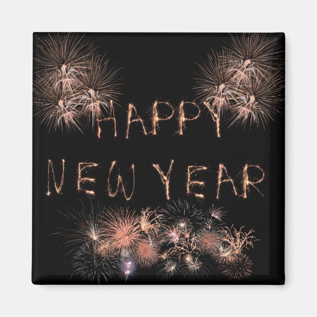 Gott nytt år magnet (Framsidan)