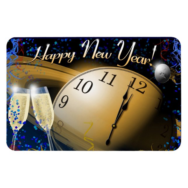 Gott nytt år magnet (Horisontell)