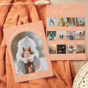 Gott nytt år-matchningsåret i recensionen 13 foton julkort