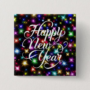 Gott nytt år med Fireworks Background-23756 Knapp