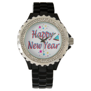 Gott nytt år-meddelande armbandsur