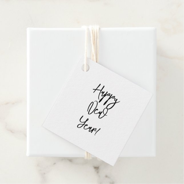 Gott nytt år! Modern Chic Festive Gåvor Etiketter (På plats)