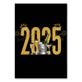 Gott nytt år - monteringskort bordsnummer