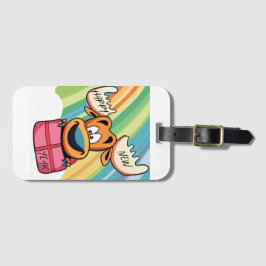 Gott nytt år Moose - Festive Firande Design Bagagebricka
