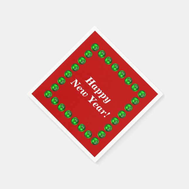 Gott nytt år Napkins Pappersservett (Hörn)