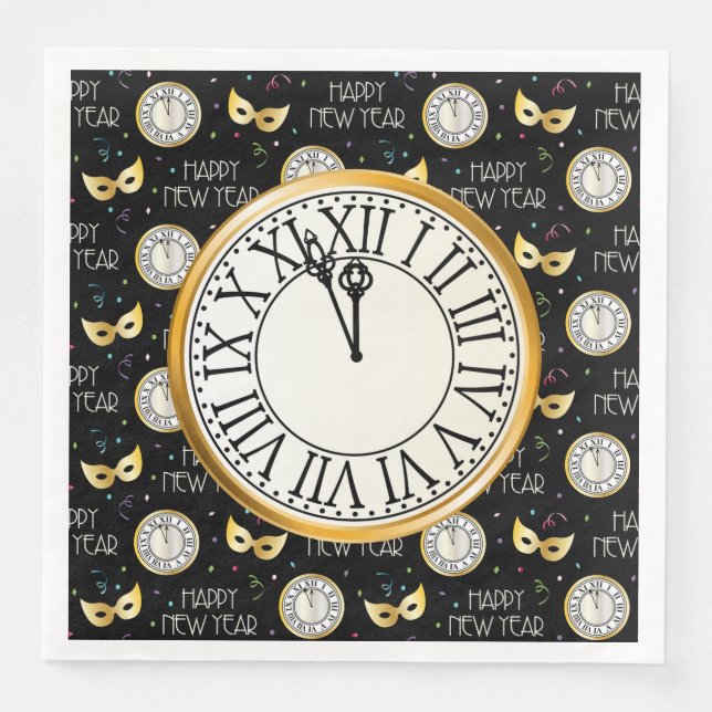 Gott nytt år Napkins Pappersservett (Framsida)