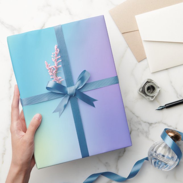 Gott nytt år och vara välsignad med pappra inslagn presentpapper (Gifting)