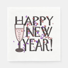 Gott nytt år pappersservett