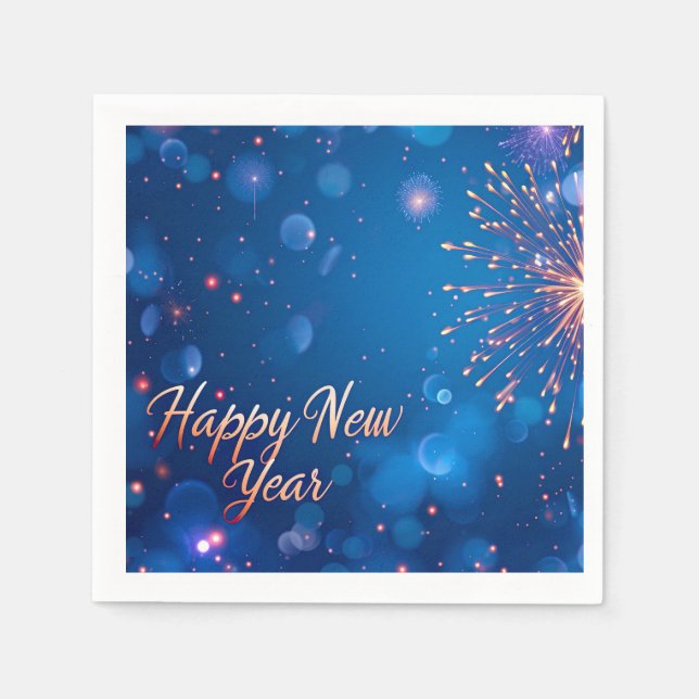 Gott nytt år Pappersservett (Framsidan)