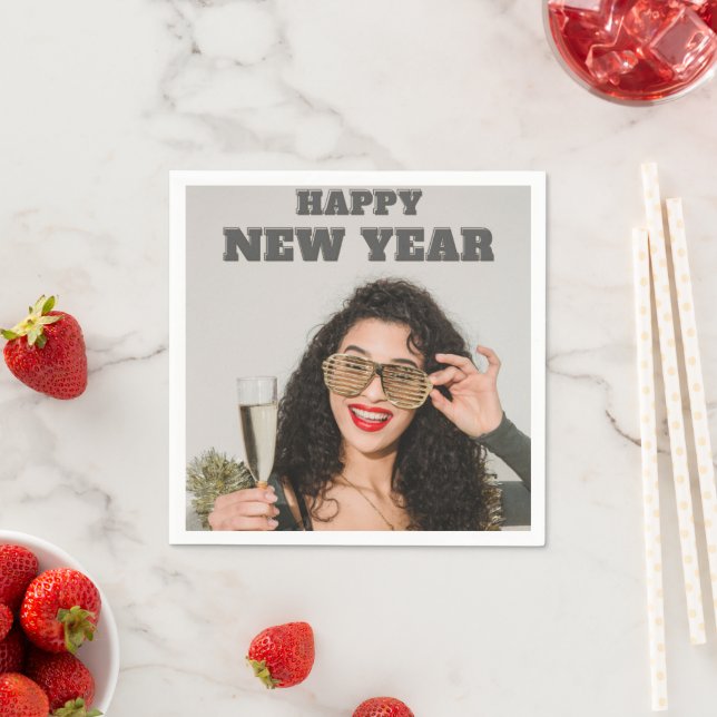 Gott nytt år pappersservett (Insitu)