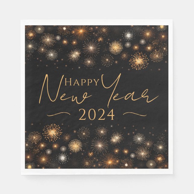 Gott nytt år pappersservett (Framsidan)