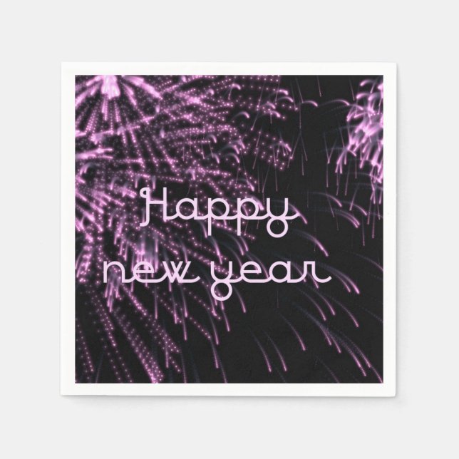 gott nytt år pappersservett (Framsidan)