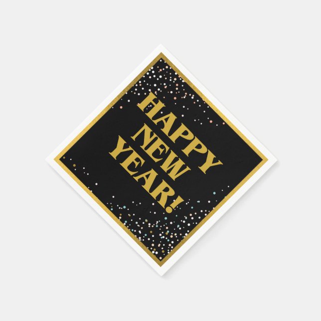 Gott nytt år pappersservett (Hörn)