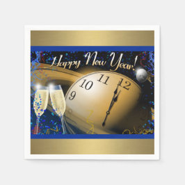 Gott nytt år pappersservett