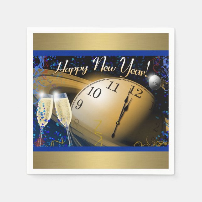 Gott nytt år pappersservett (Framsidan)