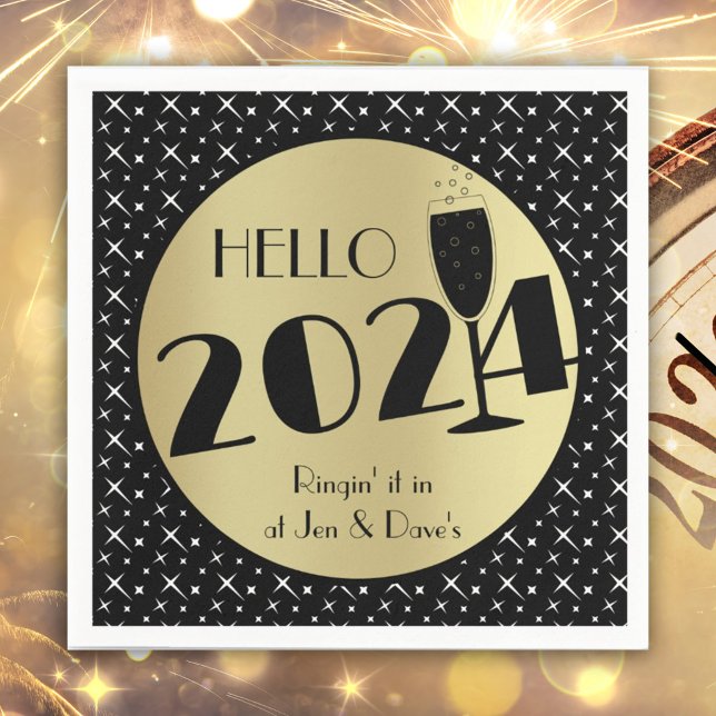 Gott nytt år Pappersservett (Skapare uppladdad)