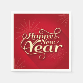 Gott nytt år pappersservett