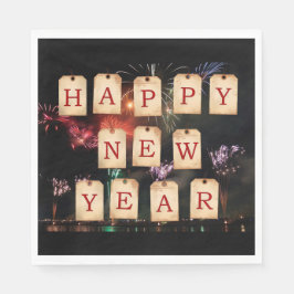 Gott nytt år pappersservett