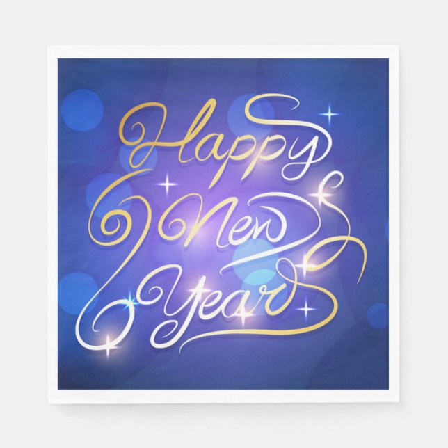 Gott nytt år pappersservett (Framsidan)