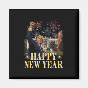 Gott nytt år Party 2025 Trump 2024 Ta Amerika Magnet