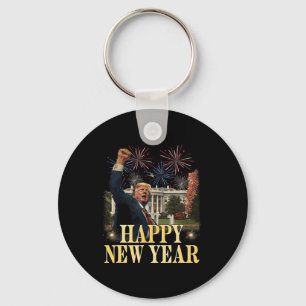 Gott nytt år Party 2025 Trump 2024 Ta Amerika Nyckelring