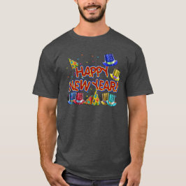 Gott nytt år Party Hats Tee Shirt
