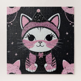 Gott nytt år party - Katt i Disguise Pussel