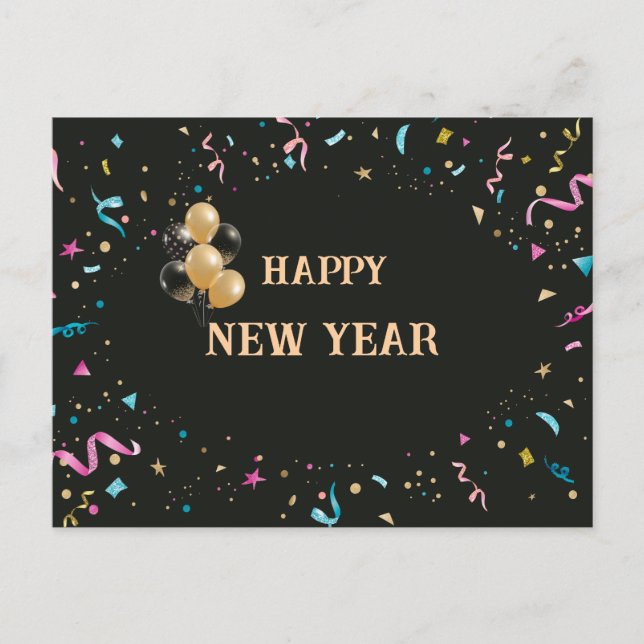 Gott Nytt År, Party On, Helg Vykort (Framsida)