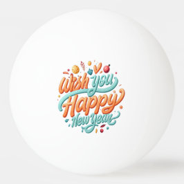Gott nytt år pingisboll