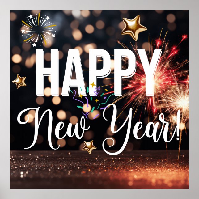 Gott nytt år poster (Framsidan)