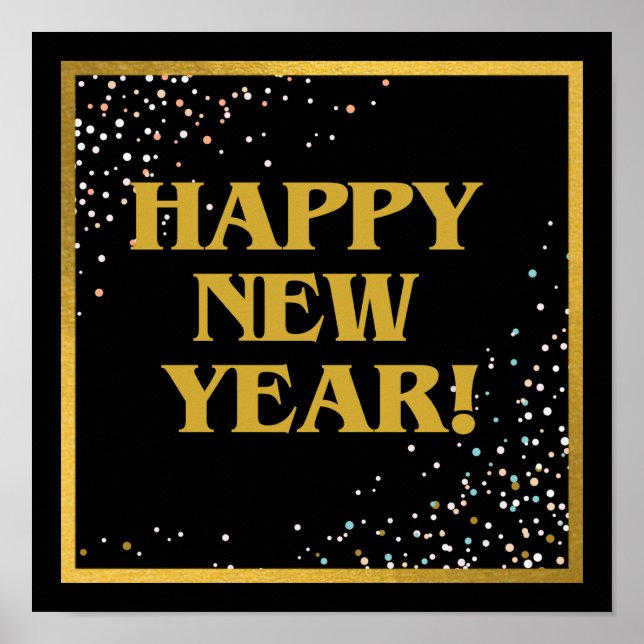 Gott nytt år poster (Framsidan)