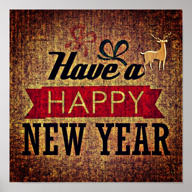 Gott nytt år poster (Framsidan)