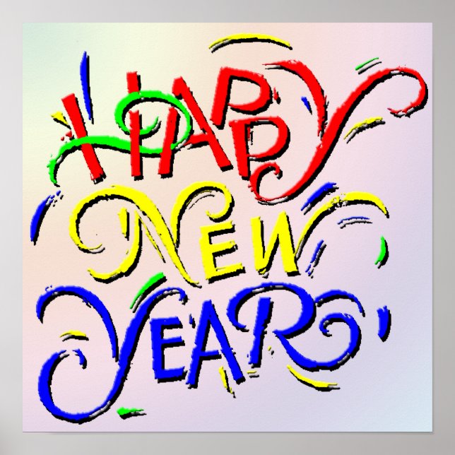 Gott nytt år Poster (Framsidan)