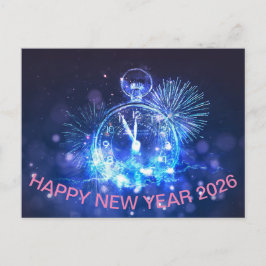 Gott nytt år present 2026 vykort