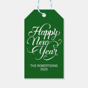 Gott nytt år presentetikett