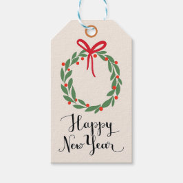 Gott nytt år presentetikett