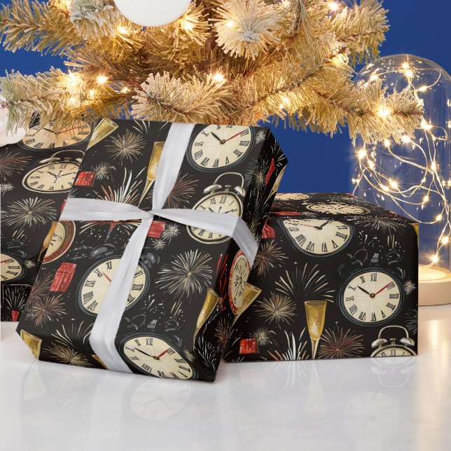 Gott nytt år presentpapper (Helgdagar)