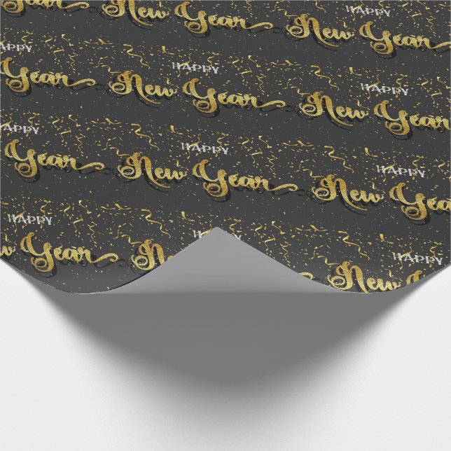 Gott nytt år presentpapper (Hörn)