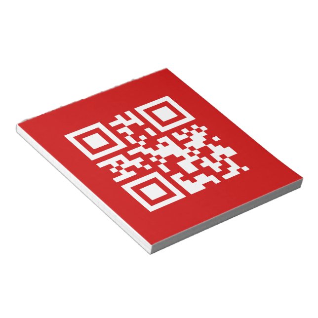 Gott nytt år! — QR-kod Anteckningsblock (Vinklad)