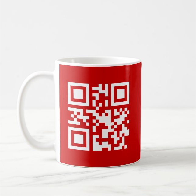 Gott nytt år! — QR-kod Kaffemugg (Vänster)