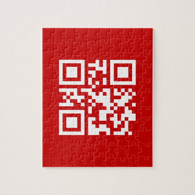 Gott nytt år! -- QR kodifierar Pussel (Vertikal)